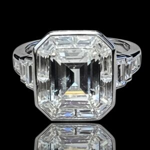 Vintage 925 Silver Women's Art Deco Style Ring